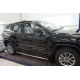 Пороги алюминиевые Emerald Black Турция для BMW X4 2014-2018