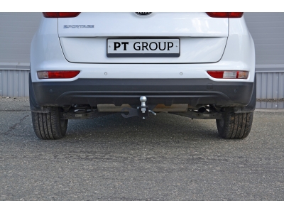 Фаркоп для Hyundai Tucson 2015-2021, Kia Sportage 2016-2022 съемное крепление шара под американский квадрат