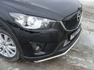 Защита переднего бампера 42 мм ТСС для Mazda CX-5 2011-2015