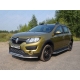 Защита переднего бампера 42 мм ТСС для Renault Sandero Stepway 2015-2018