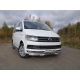 Защита переднего бампера с ДХО 60 мм ТСС для Volkswagen Multivan T6 2015-2021