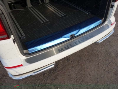 Защита задняя уголки 60 мм ТСС для Volkswagen Multivan T6 2015-2021