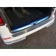 Накладка на задний бампер с надписью Multivan шлифованный лист ТСС для Volkswagen Multivan T6 2015-2021