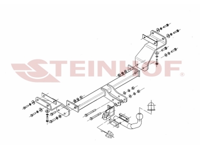 Фаркоп Steinhof шар A на универсал для Kia Ceed 2007-2012