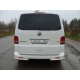 Защита заднего бампера уголки 60 мм ТСС для Volkswagen Multivan/Caravelle 2009-2015