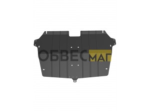 Защита картера и коробки передач для Jetour T2 (23-) 2,0 бен. AT 2WD 4WD / Джитур Т2