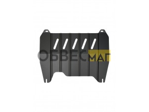 Защита картера и коробки передач для OPEL Corsa D 2006-2010 1.0/1.2/1.4 бензин МКПП/АКПП NLZ сталь, с крепежом / Опель Корса