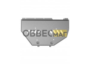 Защита бензобака для GEELY Galaxy M9 2025-н.в. 1,5 гибрид AT 4WD (алюминий 3мм) / Джили