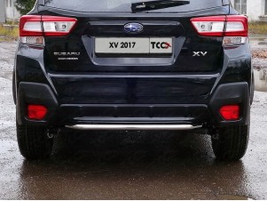 Защита заднего бампера 42 мм для Subaru XV № SUBXV17-24