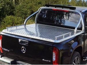 Защита кузова пикапа с фарой для крышки 75х42 мм для Mercedes-Benz X-Class № MERXCL18-50