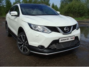 Защита передняя нижняя 42,4 мм для Nissan Qashqai 2013 – 2019 NISQASH14-01