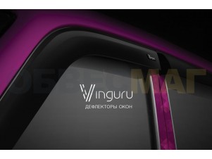 Дефлекторы окон Vinguru 4 штуки для Daewoo Nexia № AFV23096